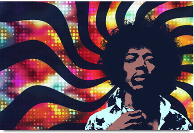 

Akhuratha Jimi Hendrix Fine Quality Wall Poster Paper Print(12 inch X 18 inch, Rolled)
