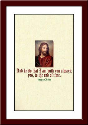 

Aabhaas Jesus Christ Wall Poster Fine Art Print(12 inch X 18 inch, Rolled)