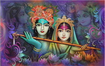 

Aabhaas Krishna Wall Poster Fine Art Print(12 inch X 18 inch, Rolled)