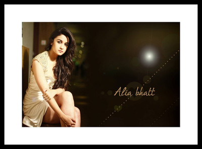 

Aabhaas Alia Bhatt Wall Poster Fine Art Print(12 inch X 18 inch, Rolled)