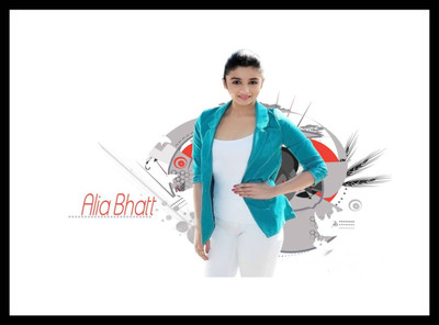 Aabhaas Alia Bhatt Wall Poster Fine Art Print(12 inch X 18 inch, Rolled)