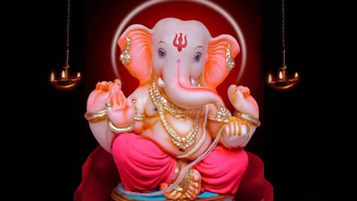

Aabhaas Ganesha Wall Poster Fine Art Print(12 inch X 18 inch, Rolled)