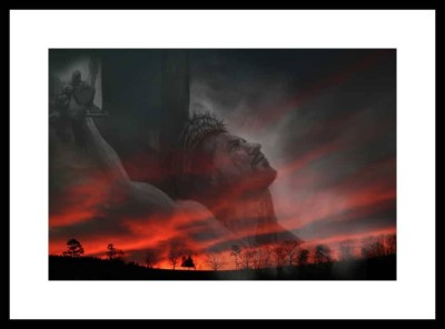 

Aabhaas Jesus Christ Wall Poster Fine Art Print(12 inch X 18 inch, Rolled)