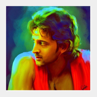 

Aabhaas Hrithik Roshan Wall Poster Fine Art Print(12 inch X 18 inch, Rolled)