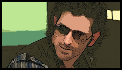 

Aabhaas Hrithik Roshan Wall Poster Fine Art Print(12 inch X 18 inch, Rolled)
