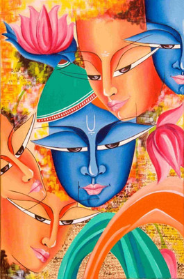 

Aabhaas Krishna Wall Poster Fine Art Print(12 inch X 18 inch, Rolled)