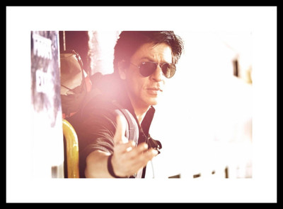 Aabhaas Shahrukh Khan Wall Poster Fine Art Print(12 inch X 18 inch, Rolled)