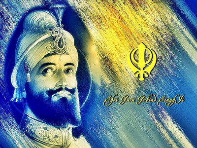 

Aabhaas Guru Gobind Singh Ji Wall Poster Fine Art Print(12 inch X 18 inch, Rolled)