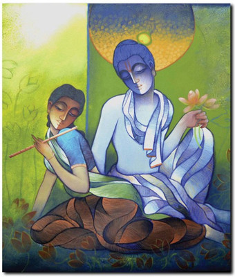 

Aabhaas Krishna Wall Poster Fine Art Print(12 inch X 18 inch, Rolled)