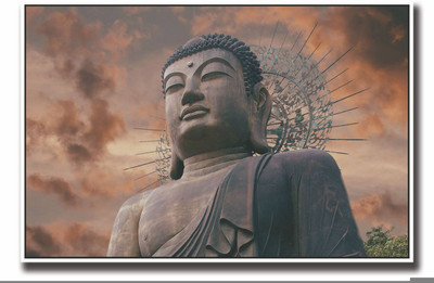 

Aabhaas Buddha Wall Poster Fine Art Print(12 inch X 18 inch, Rolled)