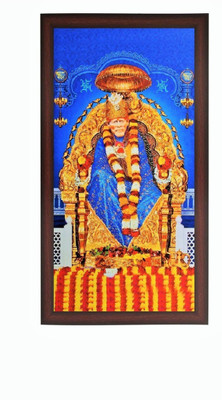 

Aabhaas Sai Baba Wall Poster Fine Art Print(12 inch X 18 inch, Rolled)