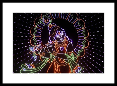 Aabhaas Krishna Wall Poster Fine Art Print(12 inch X 18 inch, Rolled)