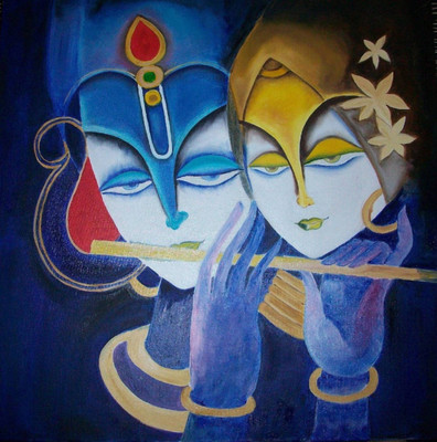 

Aabhaas Krishna Wall Poster Fine Art Print(12 inch X 18 inch, Rolled)