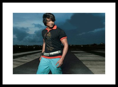 

Aabhaas Hrithik Roshan Wall Poster Fine Art Print(12 inch X 18 inch, Rolled)