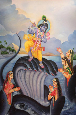 

Aabhaas Krishna Wall Poster Fine Art Print(12 inch X 18 inch, Rolled)