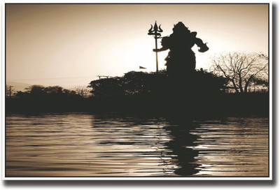 

Aabhaas Shiva Wall Poster Fine Art Print(12 inch X 18 inch, Rolled)