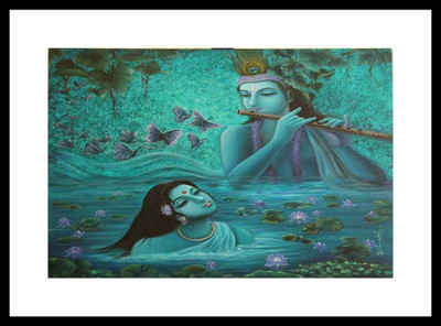 

Aabhaas Krishna Wall Poster Fine Art Print(12 inch X 18 inch, Rolled)