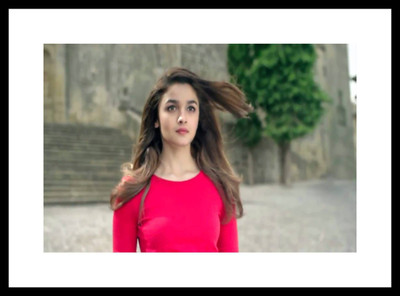 

Aabhaas Alia Bhatt Wall Poster Fine Art Print(12 inch X 18 inch, Rolled)