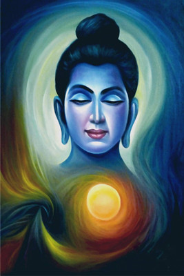 

Aabhaas Buddha Wall Poster Fine Art Print(12 inch X 18 inch, Rolled)