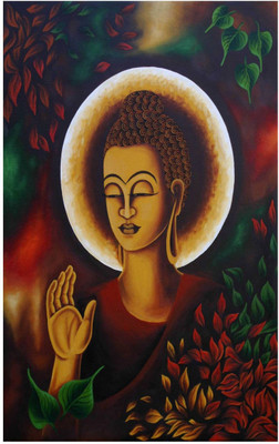 

Aabhaas Buddha Wall Poster Fine Art Print(12 inch X 18 inch, Rolled)