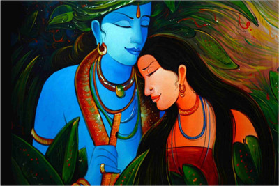 

Aabhaas Krishna Wall Poster Fine Art Print(12 inch X 18 inch, Rolled)