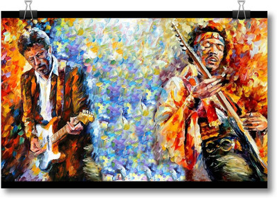 

Akhuratha Jimi Hendrix Fine Quality Wall Poster Paper Print(12 inch X 18 inch, Rolled)