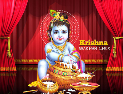 

Aabhaas Krishna Wall Poster Fine Art Print(12 inch X 18 inch, Rolled)