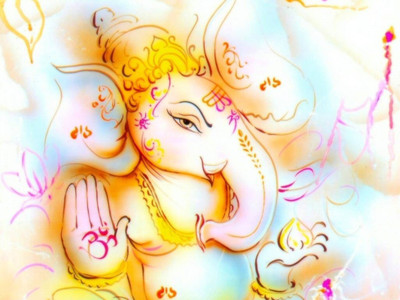 

Aabhaas Ganesha Wall Poster Fine Art Print(12 inch X 18 inch, Rolled)