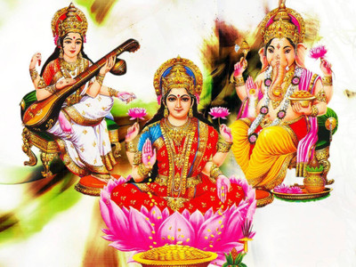 

Aabhaas Ganesha Wall Poster Fine Art Print(12 inch X 18 inch, Rolled)