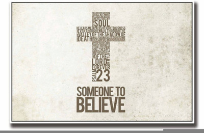 

Aabhaas Jesus Christ Wall Poster Fine Art Print(12 inch X 18 inch, Rolled)
