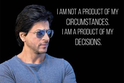 Aabhaas Shahrukh Khan Wall Poster Fine Art Print(12 inch X 18 inch, Rolled)