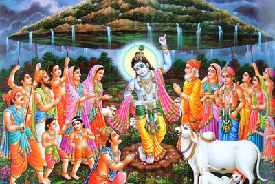 

Aabhaas Krishna Wall Poster Fine Art Print(12 inch X 18 inch, Rolled)