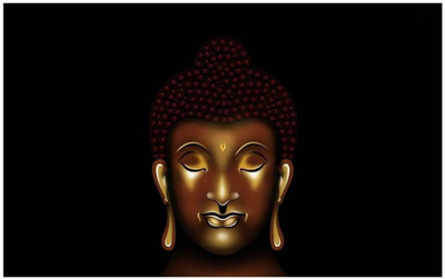 

Aabhaas Buddha Wall Poster Fine Art Print(12 inch X 18 inch, Rolled)