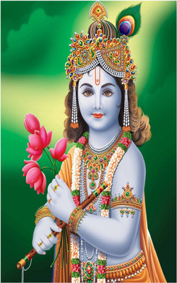 

Aabhaas Krishna Wall Poster Fine Art Print(12 inch X 18 inch, Rolled)