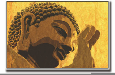 

Aabhaas Buddha Wall Poster Fine Art Print(12 inch X 18 inch, Rolled)