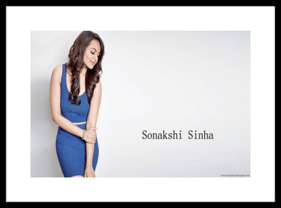 

Aabhaas Sonakshi Sinha Wall Poster Fine Art Print(12 inch X 18 inch, Rolled)