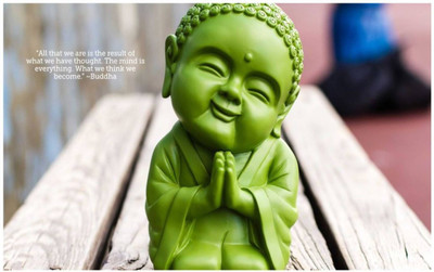 

Aabhaas Buddha Wall Poster Fine Art Print(12 inch X 18 inch, Rolled)