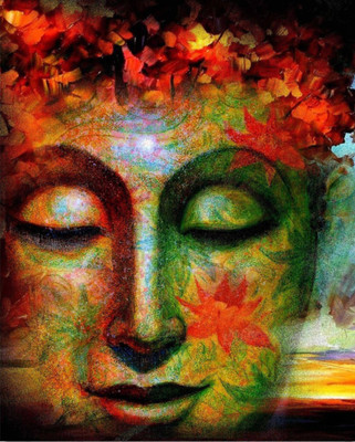 

Aabhaas Buddha Wall Poster Fine Art Print(12 inch X 18 inch, Rolled)