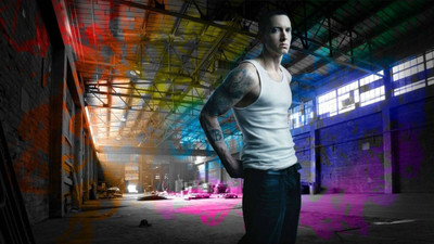 

Akhuratha Eminem Fine Quality Wall Poster Paper Print(12 inch X 18 inch, Rolled)