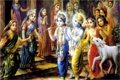 

Aabhaas Krishna Wall Poster Fine Art Print(12 inch X 18 inch, Rolled)
