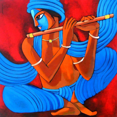 

Aabhaas Krishna Wall Poster Fine Art Print(12 inch X 18 inch, Rolled)