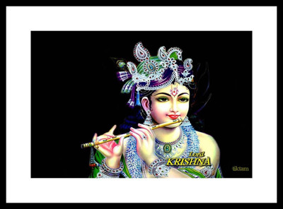 

Aabhaas Krishna Wall Poster Fine Art Print(12 inch X 18 inch, Rolled)