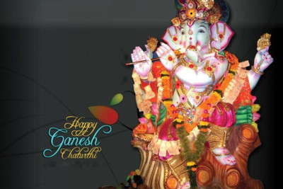 

Aabhaas Ganesha Wall Poster Fine Art Print(12 inch X 18 inch, Rolled)
