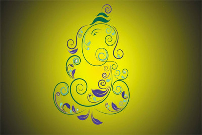 

Aabhaas Ganesha Wall Poster Fine Art Print(12 inch X 18 inch, Rolled)
