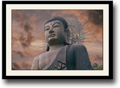 

Aabhaas Buddha Wall Poster Fine Art Print(12 inch X 18 inch, Rolled)