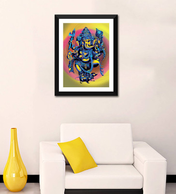 

Aabhaas Ganesha Wall Poster Fine Art Print(12 inch X 18 inch, Rolled)