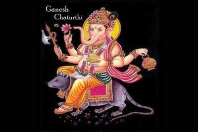 Aabhaas Ganesha Wall Poster Fine Art Print(12 inch X 18 inch, Rolled)