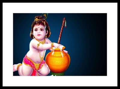 

Aabhaas Krishna Wall Poster Fine Art Print(12 inch X 18 inch, Rolled)