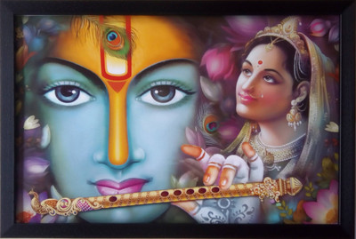 

Aabhaas Krishna Wall Poster Fine Art Print(12 inch X 18 inch, Rolled)