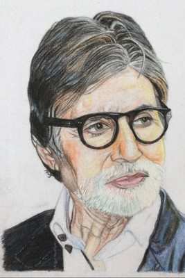 

Aabhaas Amitabh Bachhan Wall Poster Fine Art Print(12 inch X 18 inch, Rolled)
